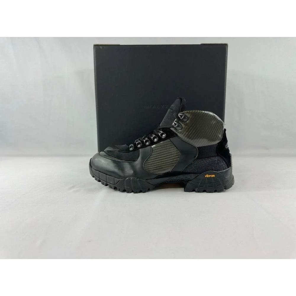 1017 ALYX 9SM Vibram Sole Hiking Boot in Black Men's Size 41 US 8